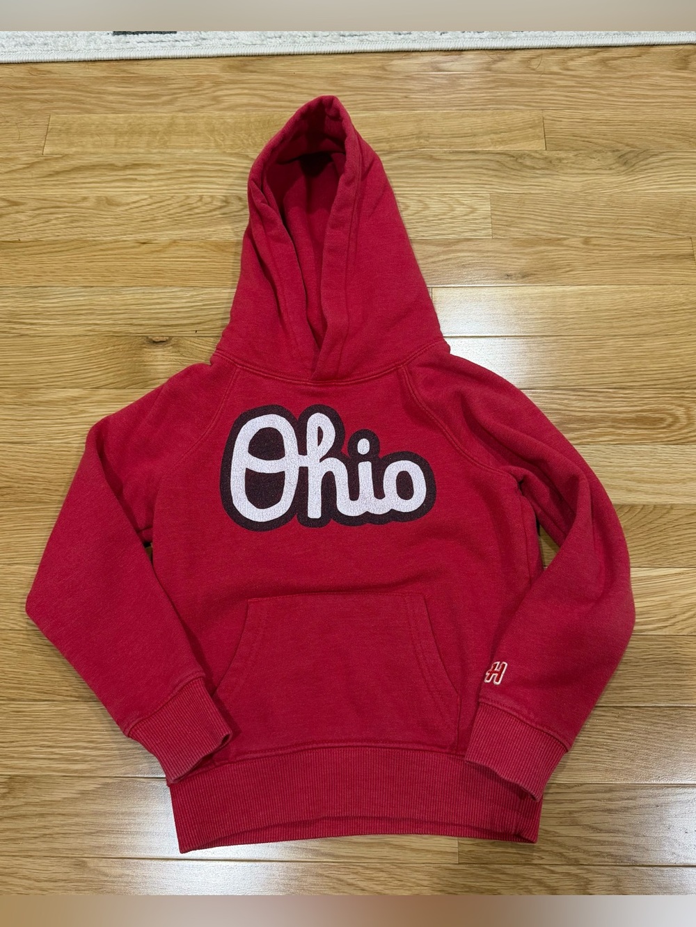 Homage Kids Red 'Ohio' Hoodie Pullover